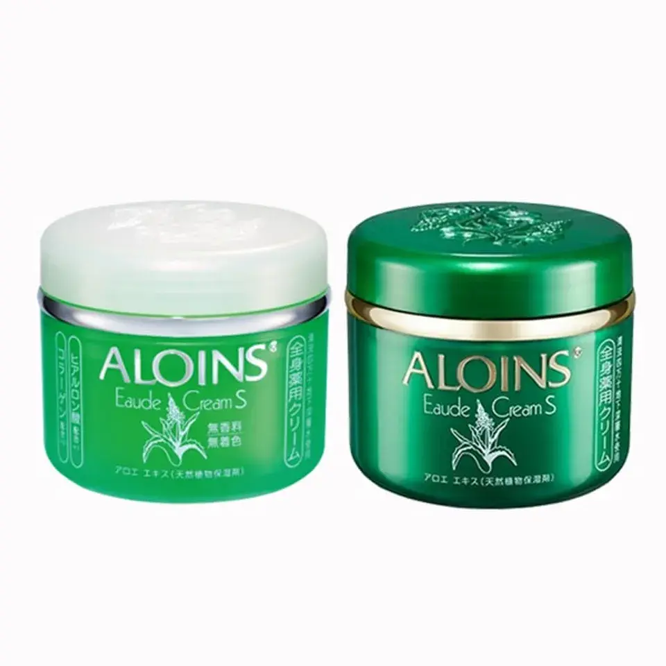 Kem dưỡng da toàn thân Aloins Eaude Cream S Của Nhật, Xanh